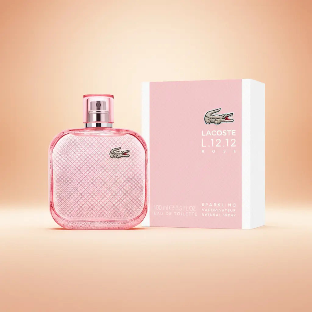 L.12.12 Rose Sparkling Eau de Toilette Feminino - Lacoste - Universo do Perfume