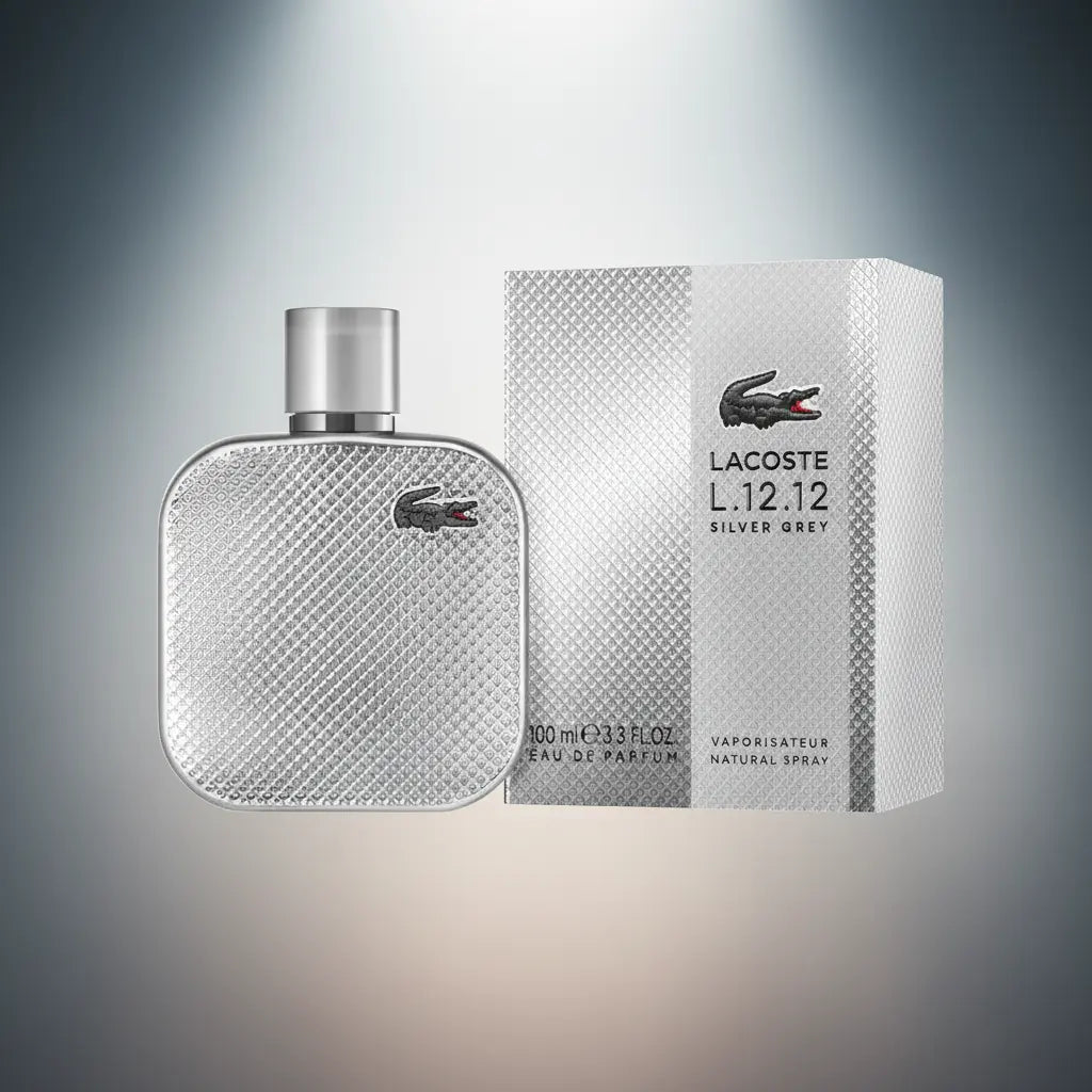 L.12.12 Silver Grey Eau de Parfum Masculino - Lacoste - Universo do Perfume