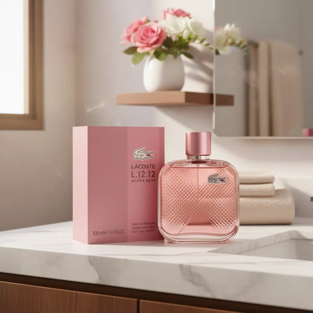 L.12.12 Silver Rose Eau de Parfum Feminino - Lacoste - Universo do Perfume