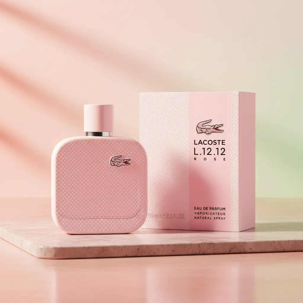 L.12.12 Rose Eau de Parfum Feminino - Lacoste - Universo do Perfume