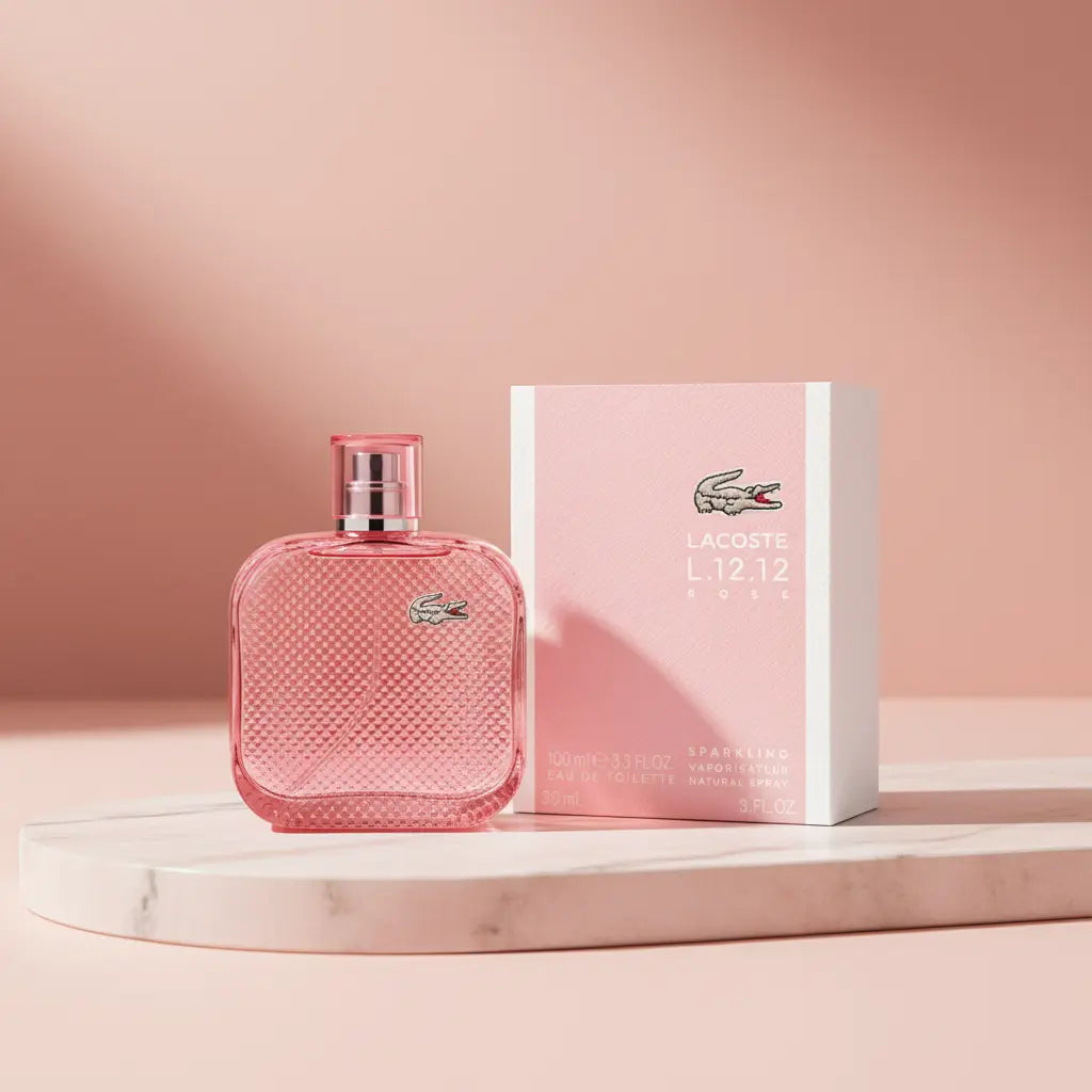 L.12.12 Rose Sparkling Eau de Toilette Feminino - Lacoste - Universo do Perfume