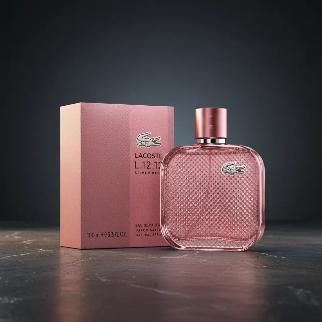 L.12.12 Silver Rose Eau de Parfum Feminino - Lacoste - Universo do Perfume