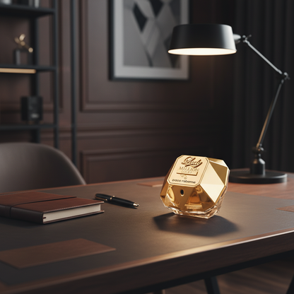 Perfume Lady Million Lucky Eau de Parfum Feminino - Paco Rabanne em ambiente elegante de lifestyle