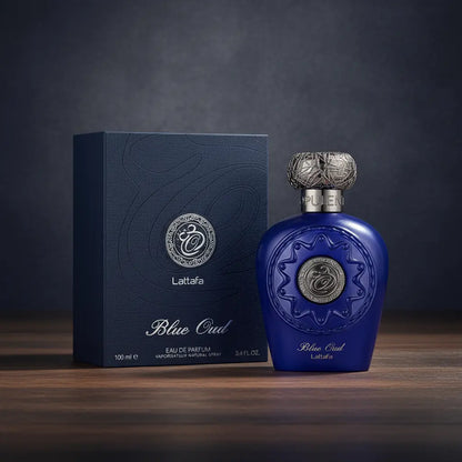 Lattafa Blue Oud Eau de Parfum Unissex - Lattafa - Universo do Perfume