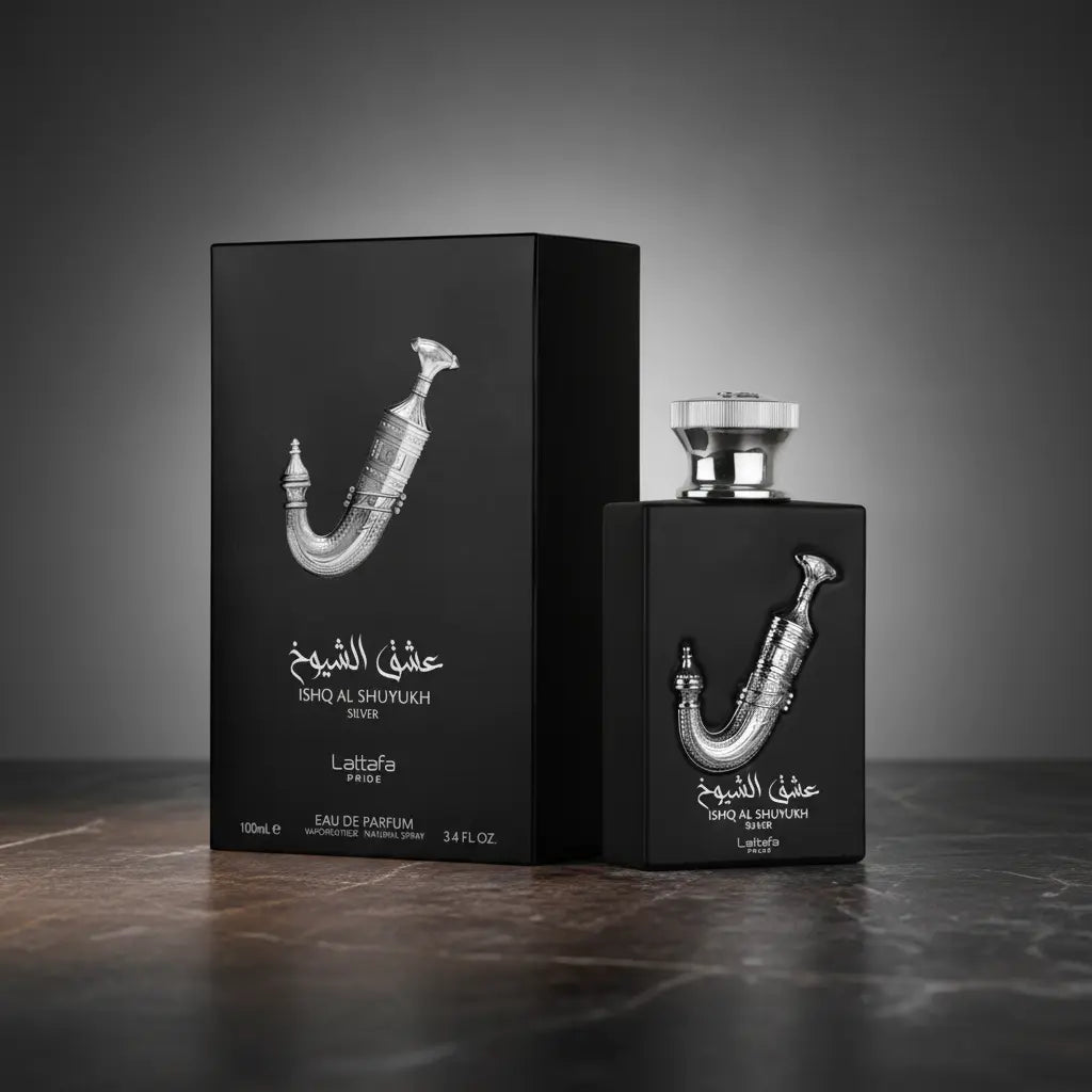 Lattafa Ishq Al Shuyukh Silver Eau de Parfum Unissex - Lattafa - Universo do Perfume