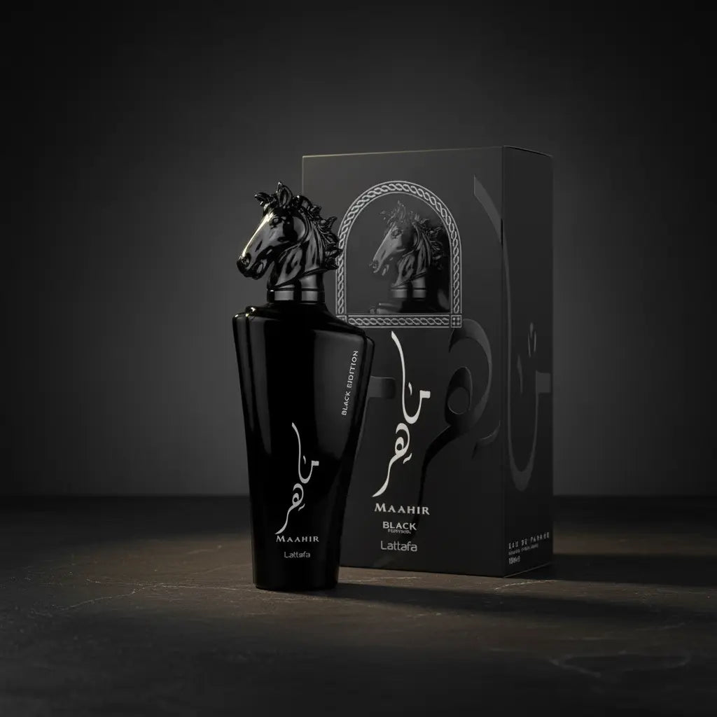 Lattafa Maahir Black Edition Eau de Parfum Unissex - Lattafa - Universo do Perfume