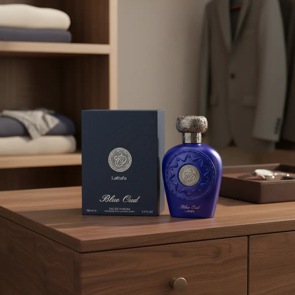 Lattafa Blue Oud Eau de Parfum Unissex - Lattafa - Universo do Perfume