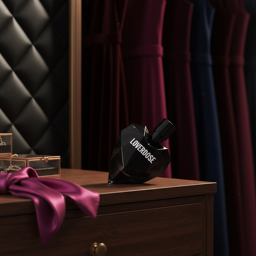 Perfume Loverdose Eau de Parfum Feminino - Diesel em ambiente elegante de lifestyle