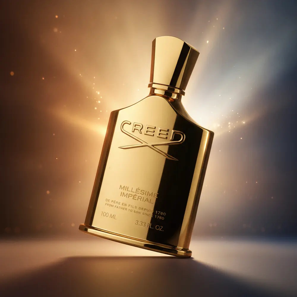 Perfume Millésime Impérial Eau de Parfum Unissex - Creed em composição atmosférica com iluminação sofisticada