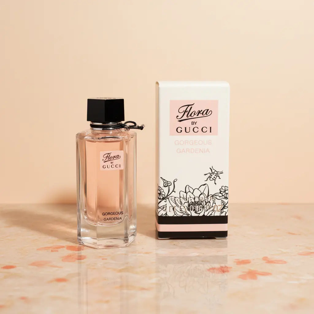 Miniatura Flora By Gucci Gorgeous Gardenia Eau de Toilette Feminino - Gucci - Universo do Perfume