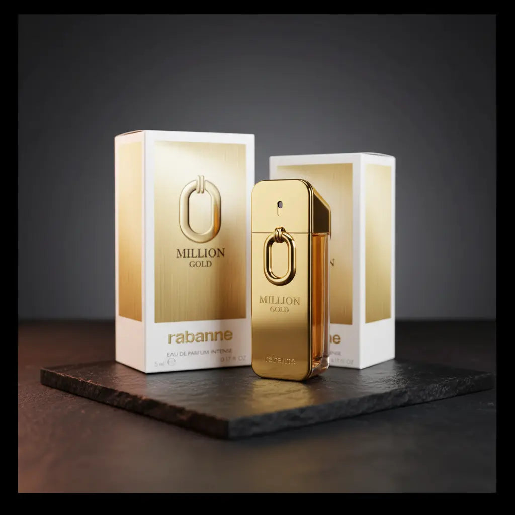 Miniatura Million Gold Eau de Parfum Intense Masculino - Paco Rabanne - Universo do Perfume