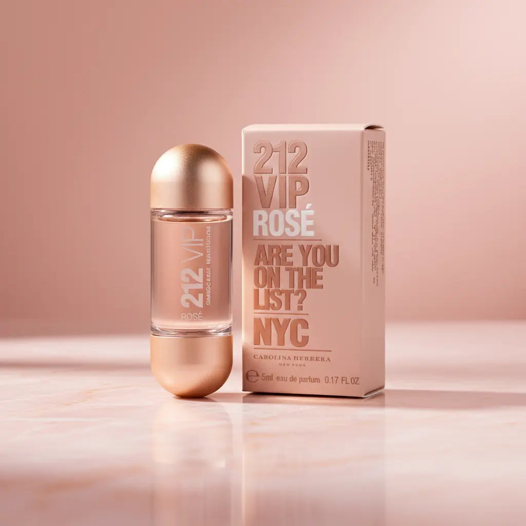 Miniatura 212 VIP Rosé Eau de Parfum Feminino - Carolina Herrera - Universo do Perfume