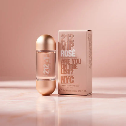 Miniatura 212 VIP Rosé Eau de Parfum Feminino - Carolina Herrera - Universo do Perfume