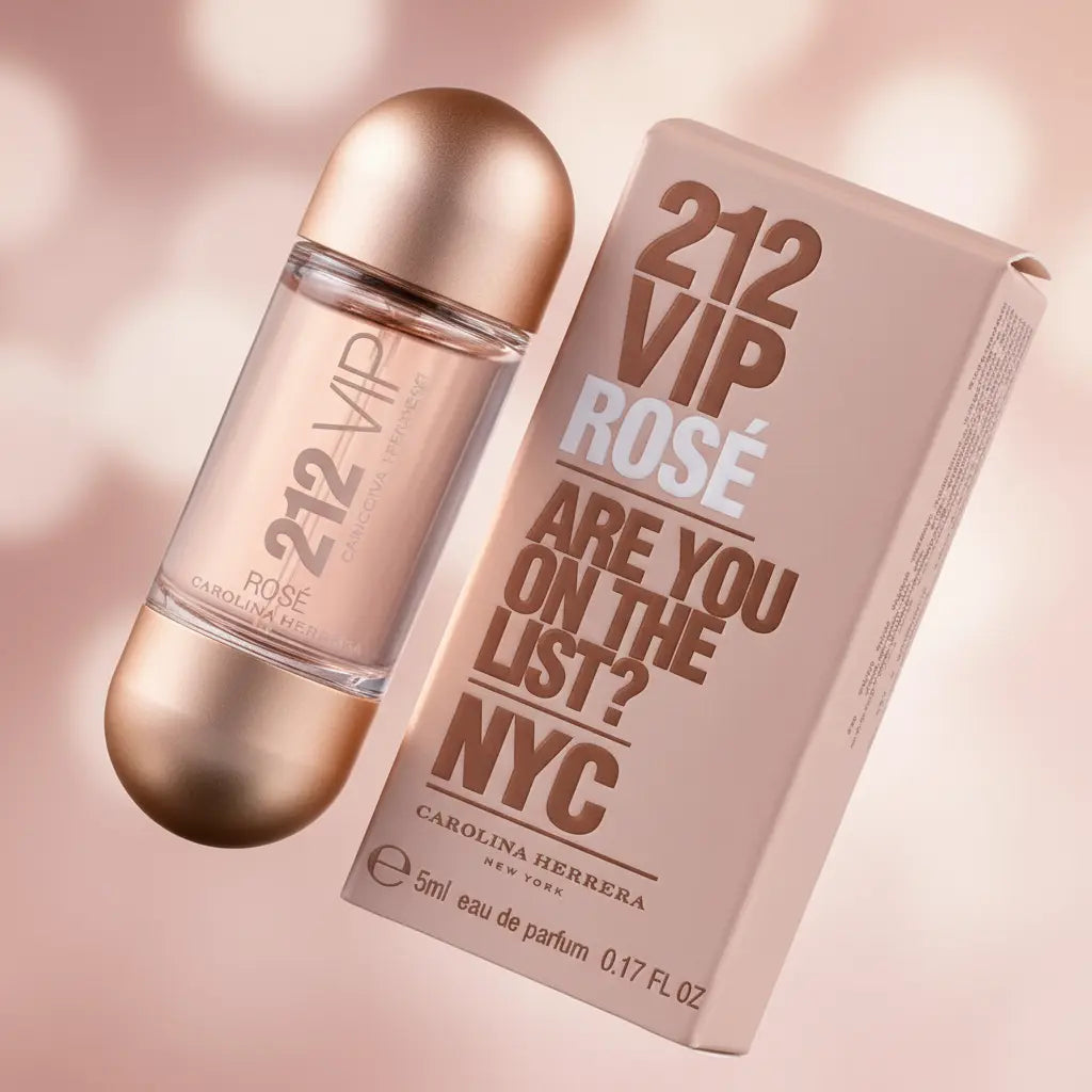 Miniatura 212 VIP Rosé Eau de Parfum Feminino - Carolina Herrera - Universo do Perfume