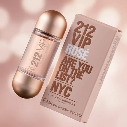 Miniatura 212 VIP Rosé Eau de Parfum Feminino - Carolina Herrera - Universo do Perfume