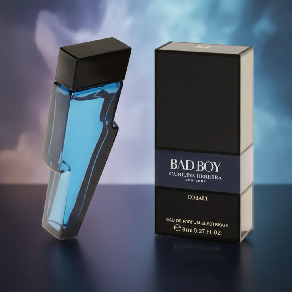 Miniatura Bad Boy Cobalt Eau de Parfum Masculino - Carolina Herrera - Universo do Perfume