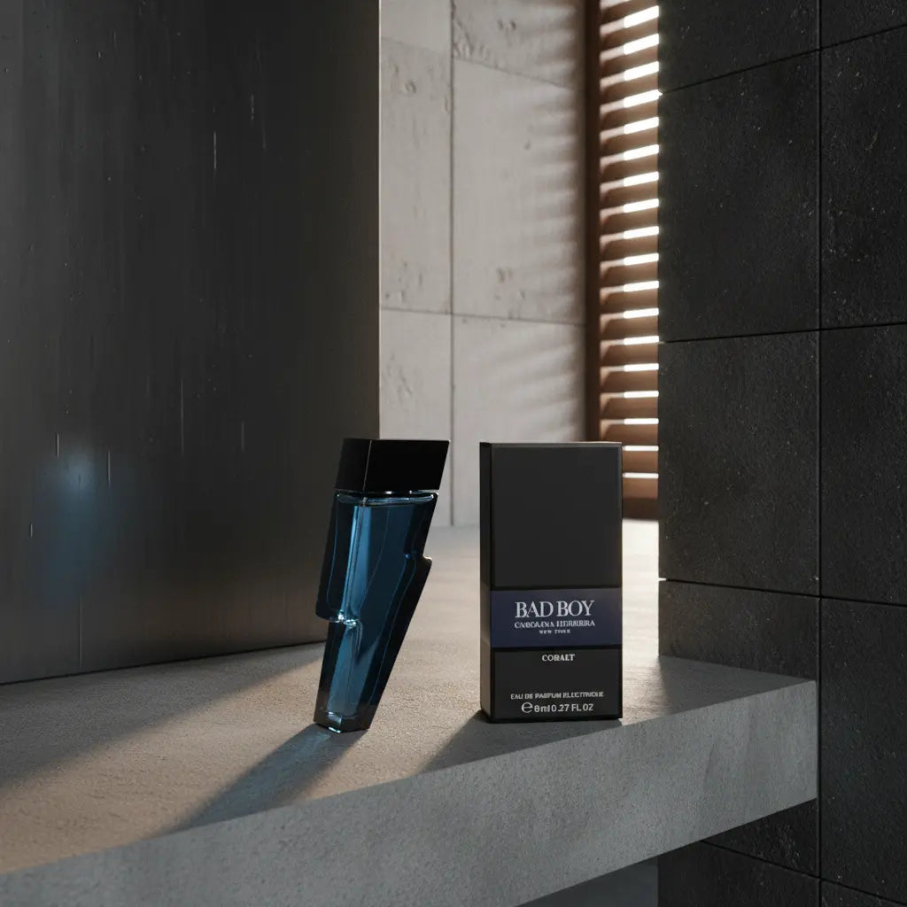Miniatura Bad Boy Cobalt Eau de Parfum Masculino - Carolina Herrera - Universo do Perfume