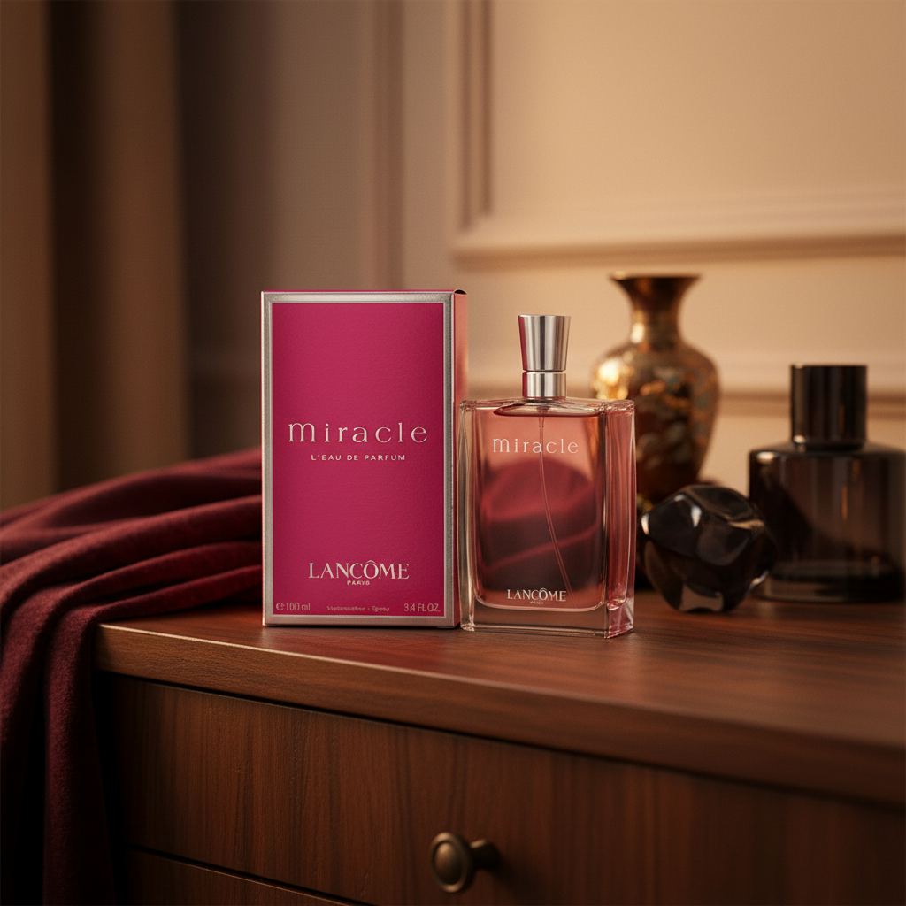 Perfume Miracle L'Eau de Parfum Feminino - Lancôme em ambiente elegante de lifestyle