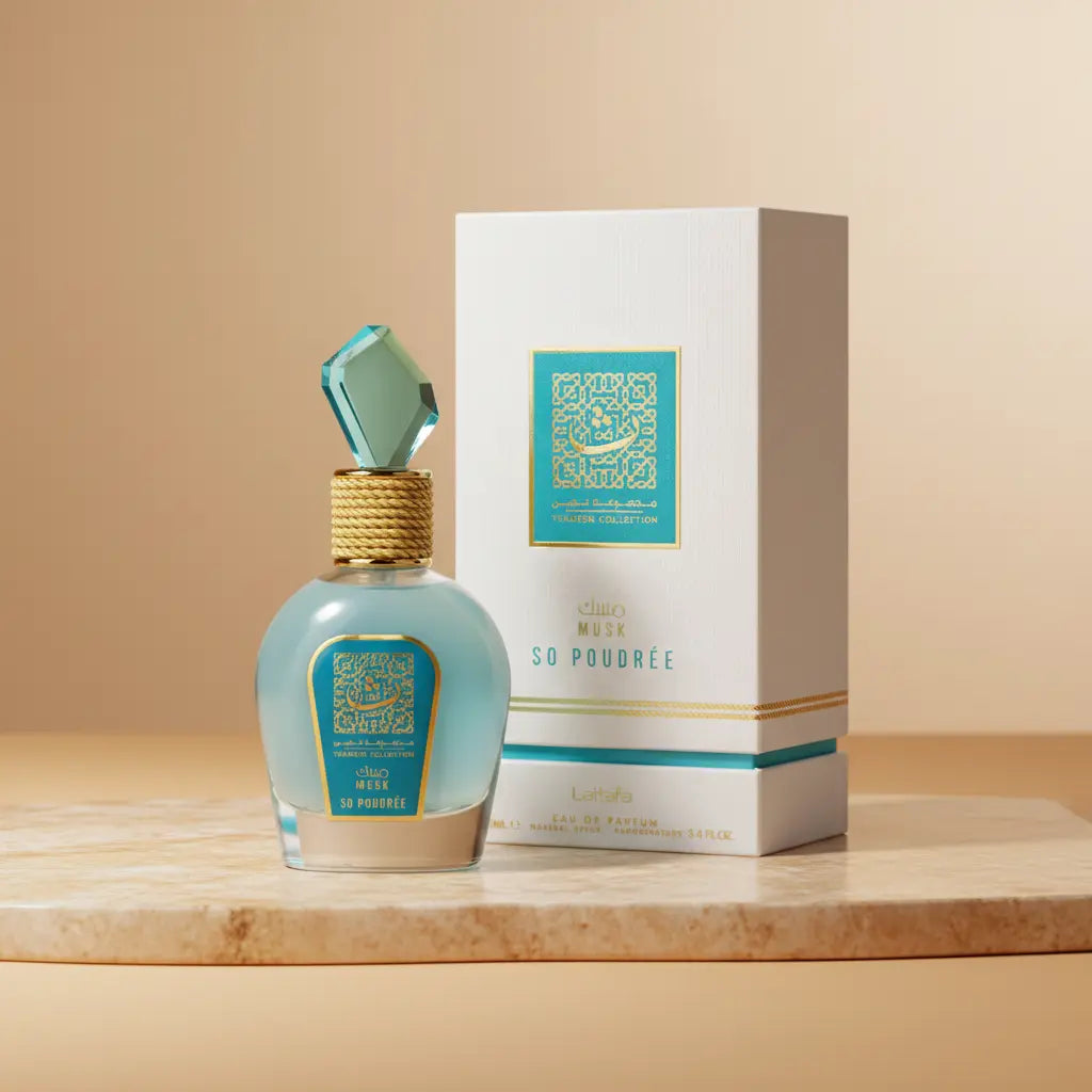 Musk So Poudrée Thameen Collection Eau de Parfum Feminino - Lattafa - Universo do Perfume