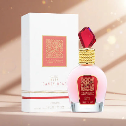 Musk Candy Rose Thameen Collection Eau de Parfum Feminino - Lattafa - Universo do Perfume