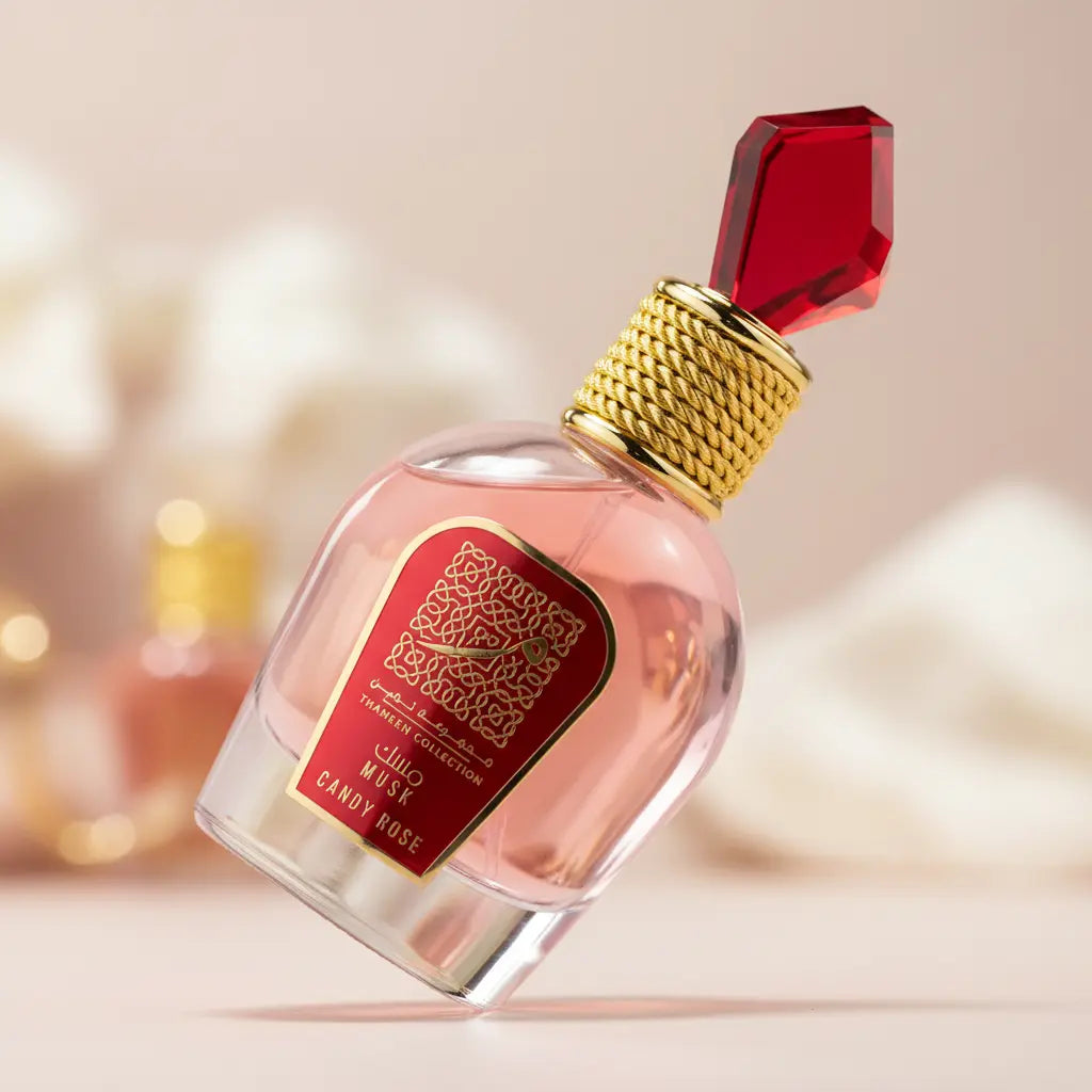 Musk Candy Rose Thameen Collection Eau de Parfum Feminino - Lattafa - Universo do Perfume