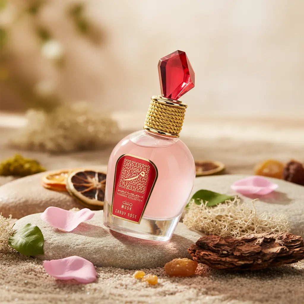 Musk Candy Rose Thameen Collection Eau de Parfum Feminino - Lattafa - Universo do Perfume