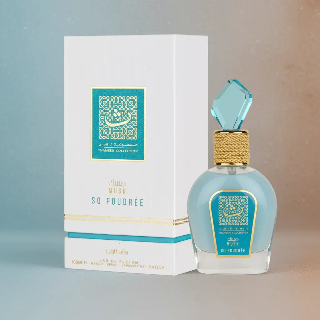 Musk So Poudrée Thameen Collection Eau de Parfum Feminino - Lattafa - Universo do Perfume