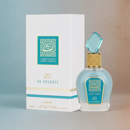 Musk So Poudrée Thameen Collection Eau de Parfum Feminino - Lattafa - Universo do Perfume