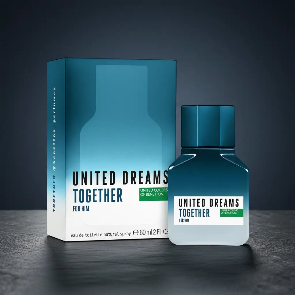 United Dreams Together For Him Eau de Toilette Masculino - Benetton - Universo do Perfume