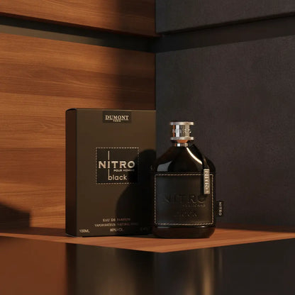 Perfume Nitro Black Eau de Parfum Masculino - Dumont em ambiente elegante de lifestyle