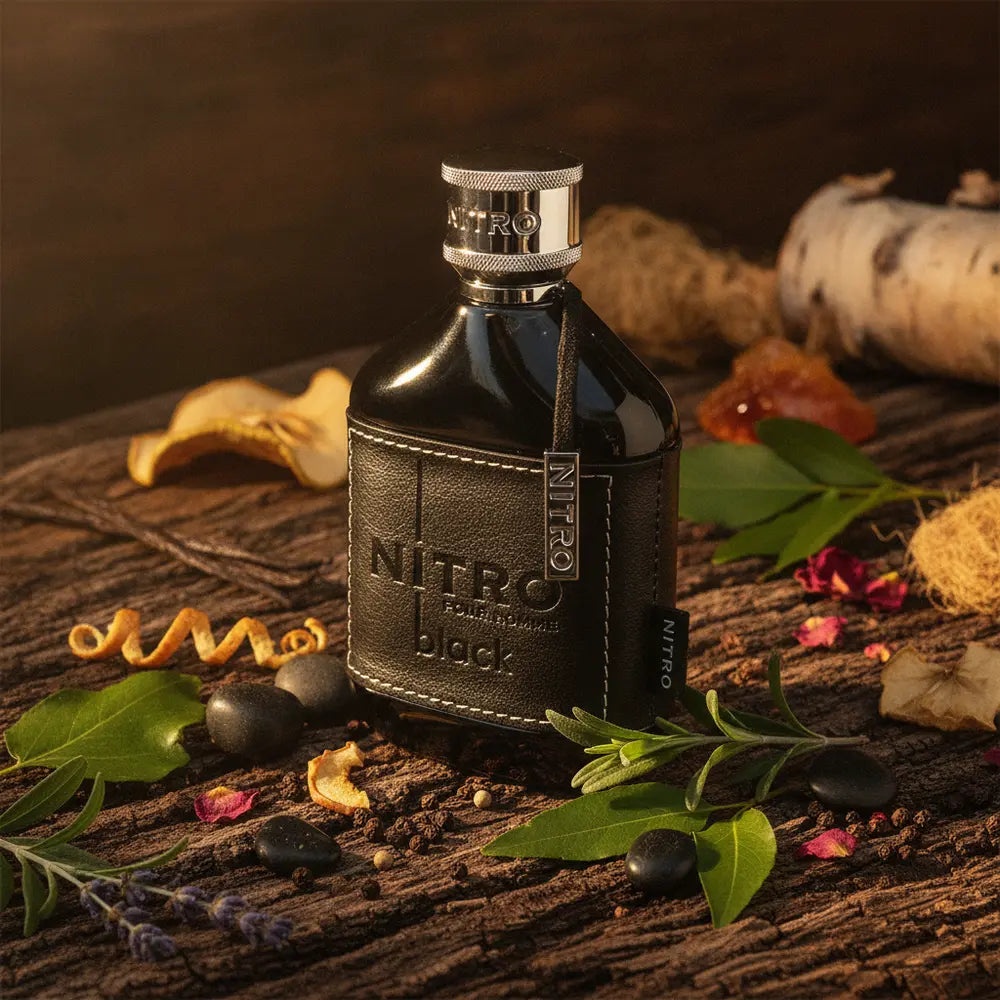 Perfume Nitro Black Eau de Parfum Masculino - Dumont em composição olfativa inspirada na fragrância
