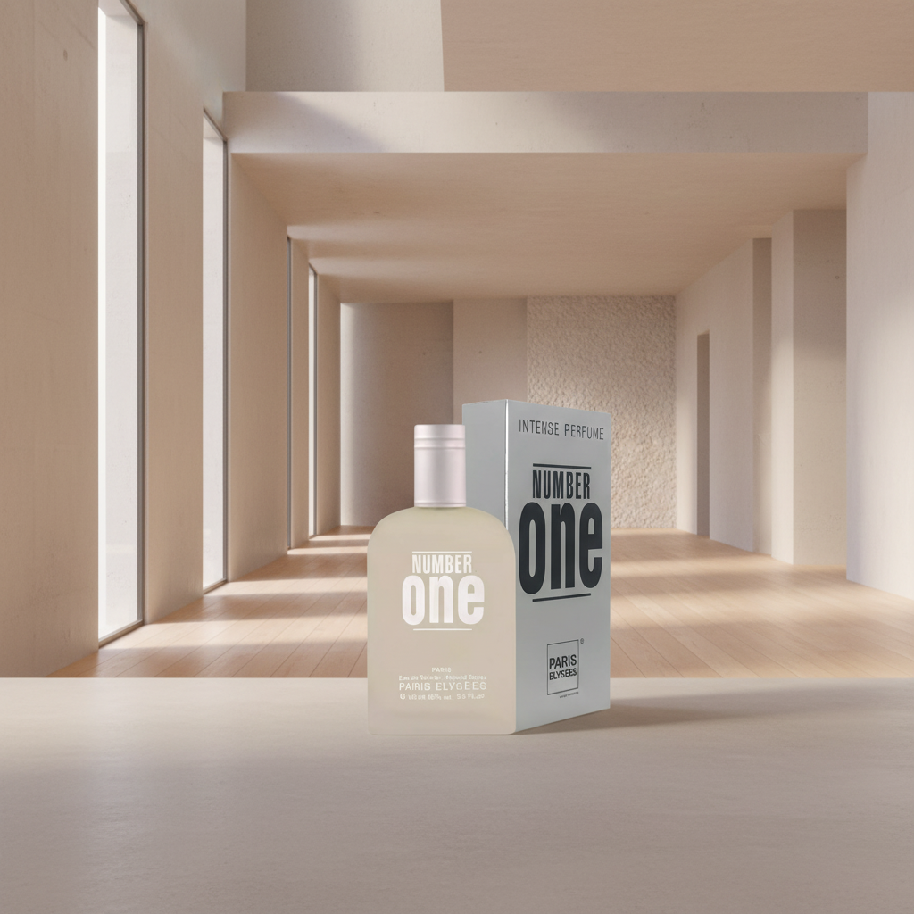 Perfume Number One Eau de Toilette Unissex - Paris Elysees em ambiente elegante de lifestyle