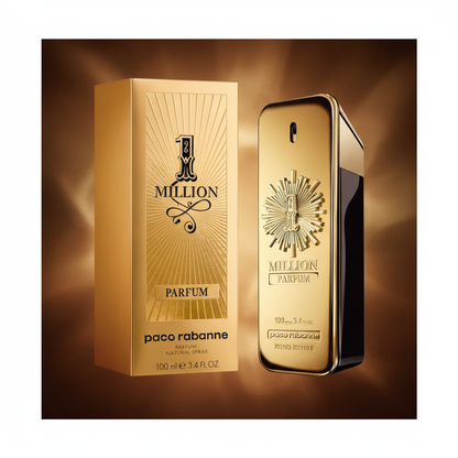 Perfume One Million Eau de Parfum Masculino - Paco Rabanne em composição atmosférica com iluminação sofisticada