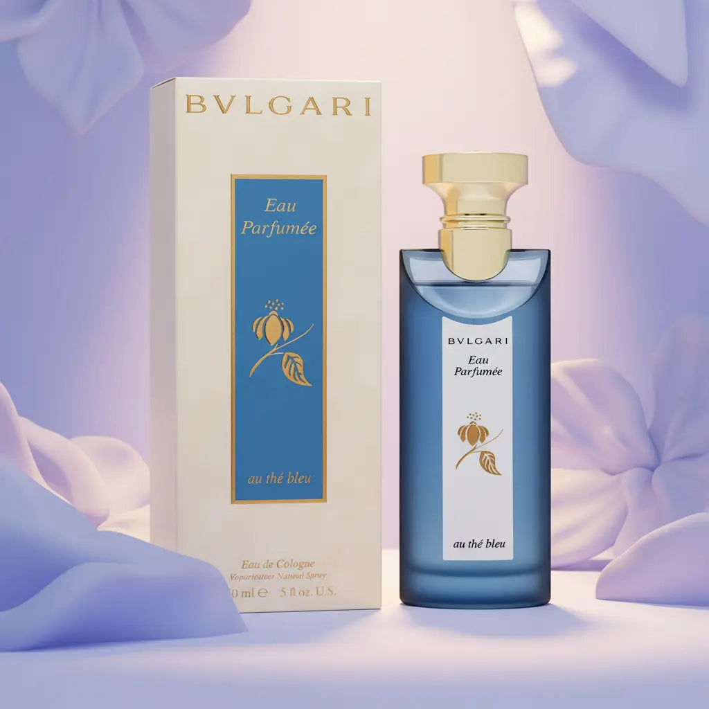 Parfumée Au Thé Bleu Unissex Eau De Cologne - Bvlgari - Universo do Perfume