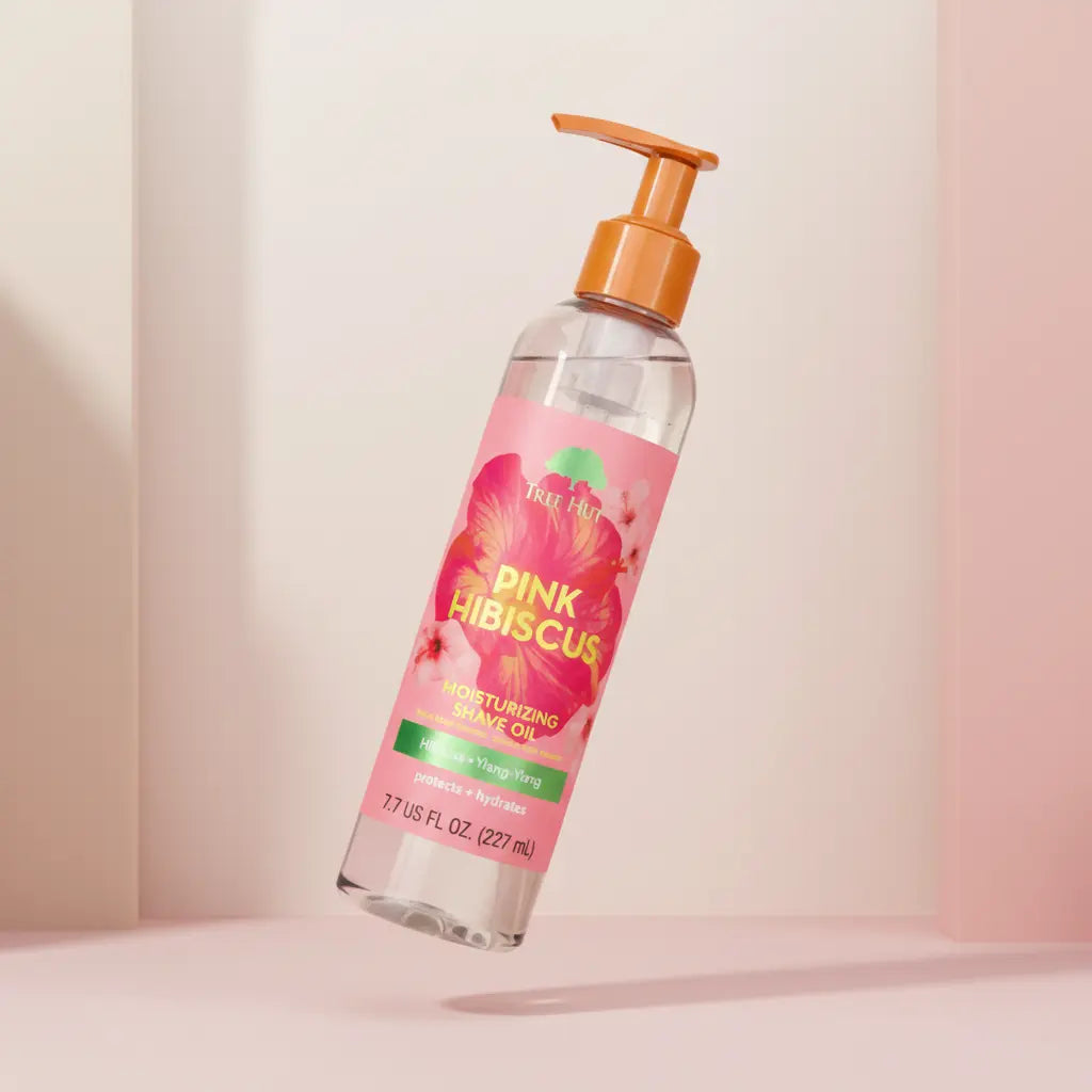 Pink Hibiscus Moisturizing Shave Oil Óleo para Depilação - Tree Hut - Universo do Perfume