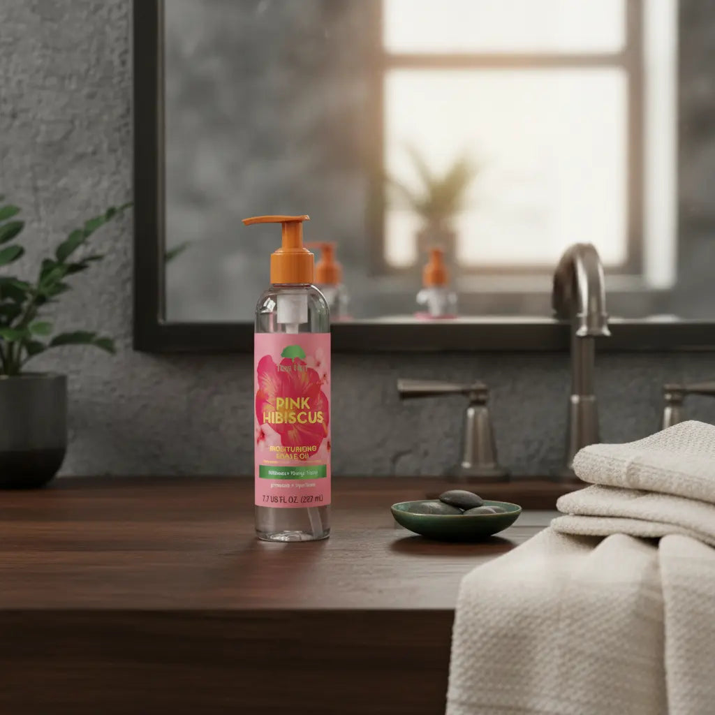 Pink Hibiscus Moisturizing Shave Oil Óleo para Depilação - Tree Hut - Universo do Perfume