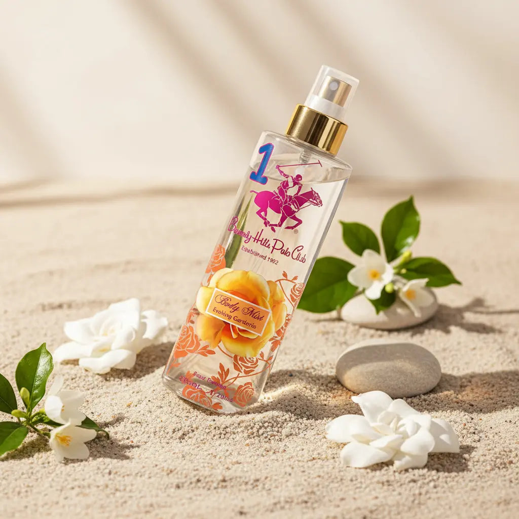 Polo Club 1 Body Mist Evoking Gardenia Pour Femme Body Mist Feminino - Giorgio Beverly Hills - Universo do Perfume
