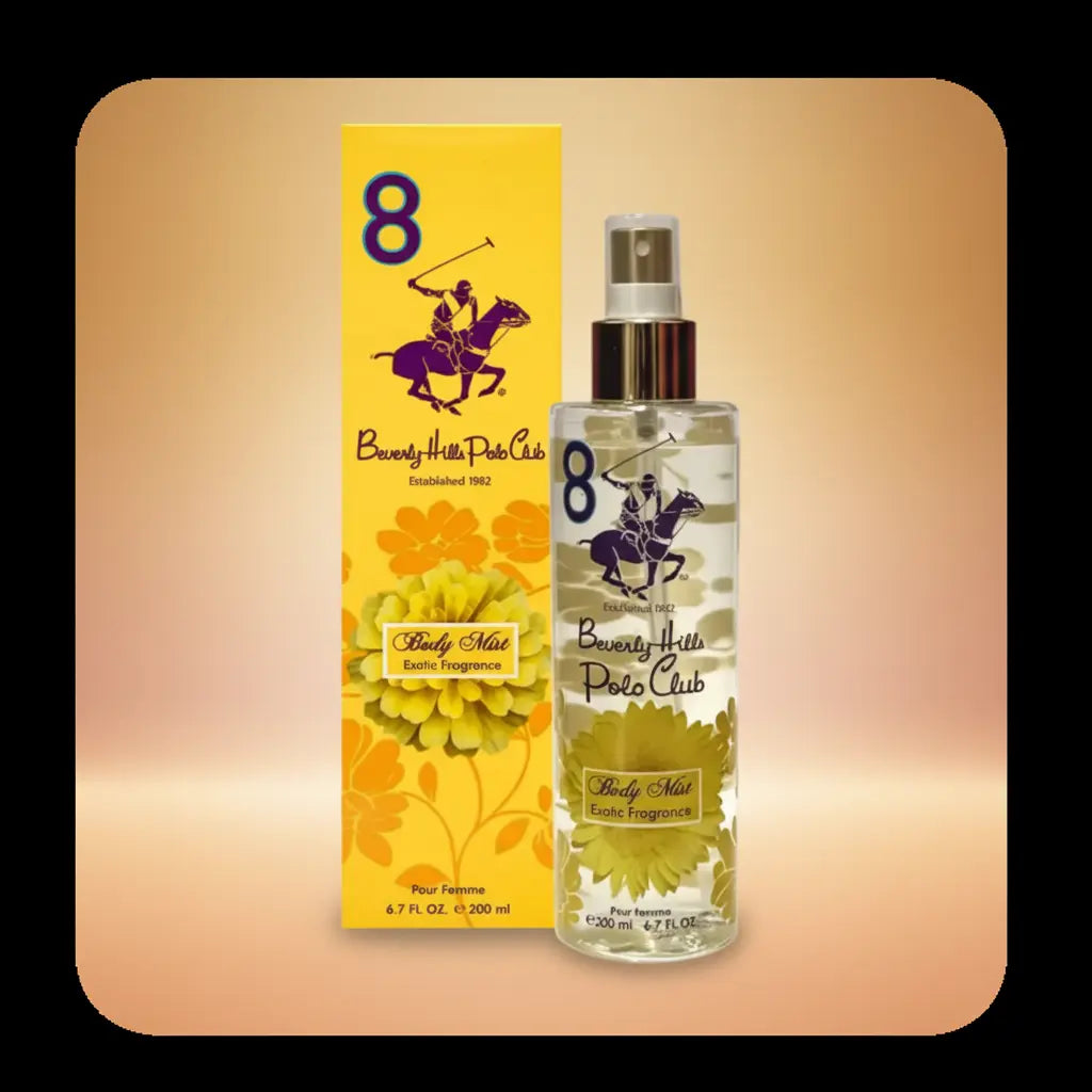 Polo Club 8 Body Mist Exotic Fragrance Pour Femme Feminino - Giorgio Beverly Hills - Universo do Perfume