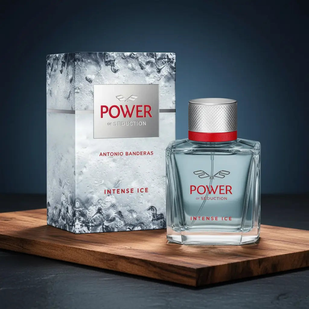 Power Of Seduction Intense Ice Eau de Toilette Masculino - Antonio Banderas - Universo do Perfume