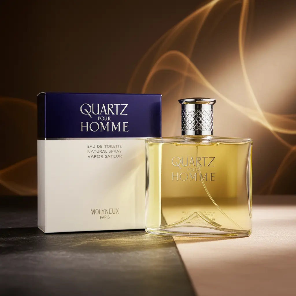 Quartz Pour Homme Eau de Toilette Masculino - Molyneux Paris - Universo do Perfume