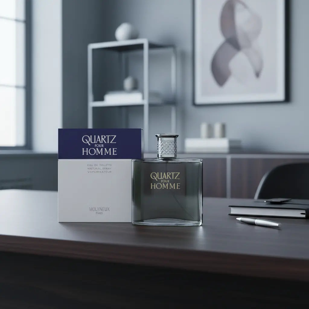 Quartz Pour Homme Eau de Toilette Masculino - Molyneux Paris - Universo do Perfume