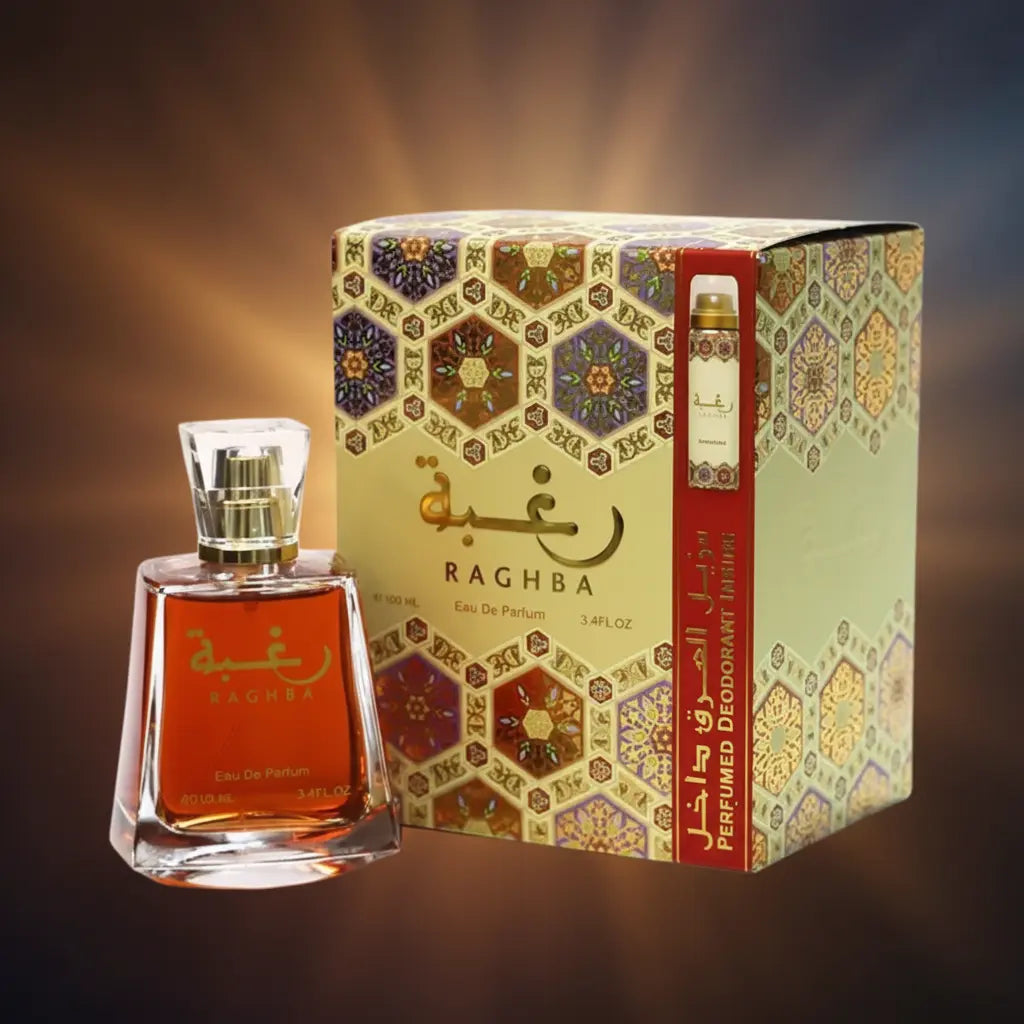 Raghba Eau de Parfum Unissex - Lattafa - Universo do Perfume