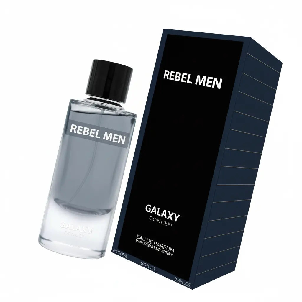 Rebel Men Eau de Parfum Masculino - Galaxy Plus - Universo do Perfume