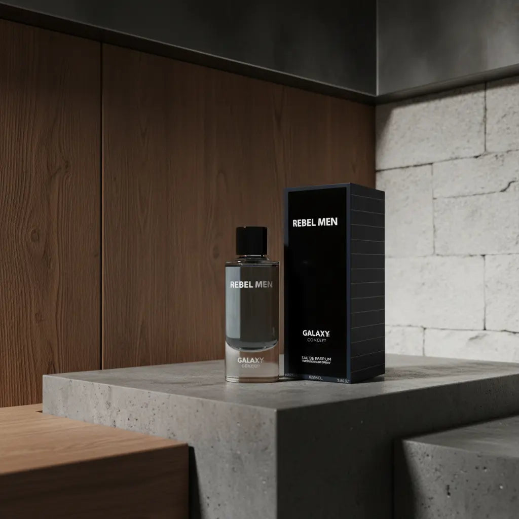 Rebel Men Eau de Parfum Masculino - Galaxy Plus - Universo do Perfume