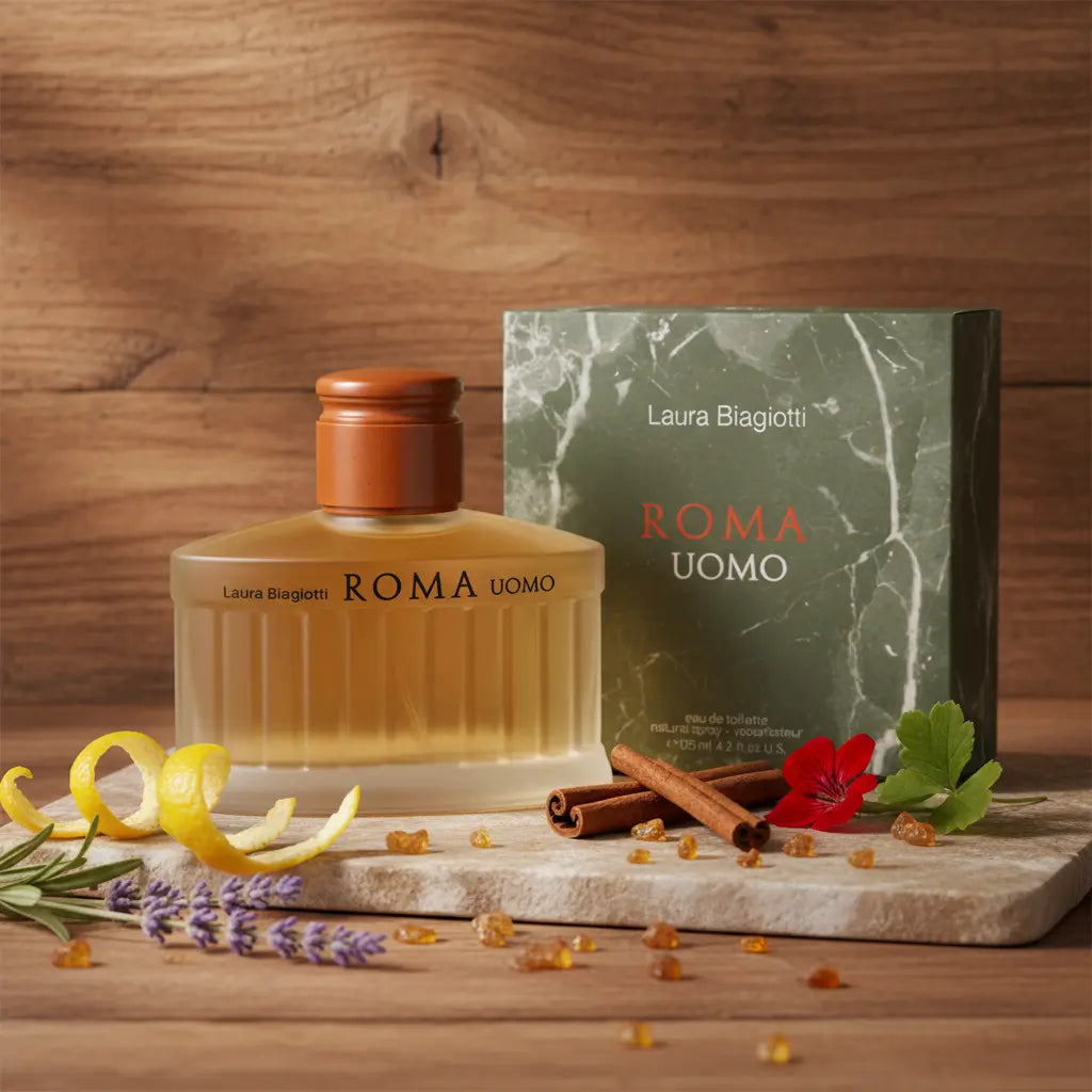 Roma Uomo Eau de Toilette Masculino - Laura Biagiotti - Universo do Perfume