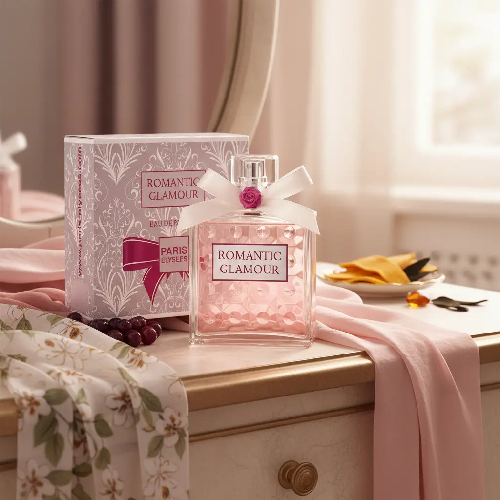 Romantic Glamour Eau de Parfum Feminino - Paris Elysees - Universo do Perfume