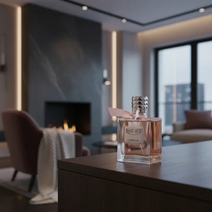 Rose Oud Pour Femme Eau de Parfum Feminino - Lonkoom - Universo do Perfume