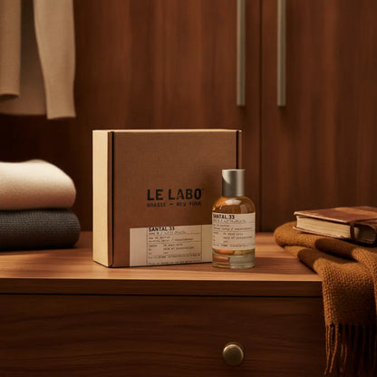 Perfume Santal 33 Eau de Parfum Unissex - Le Labo em ambiente elegante de lifestyle