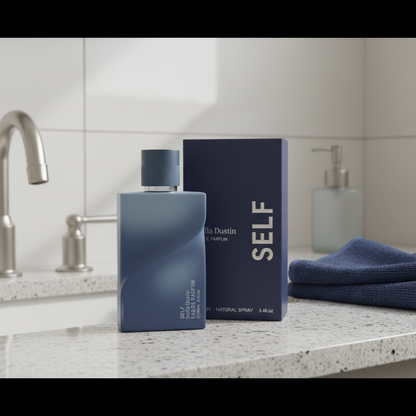 Perfume Self Eau de Parfum Masculino - Stella Dustin em ambiente elegante de lifestyle