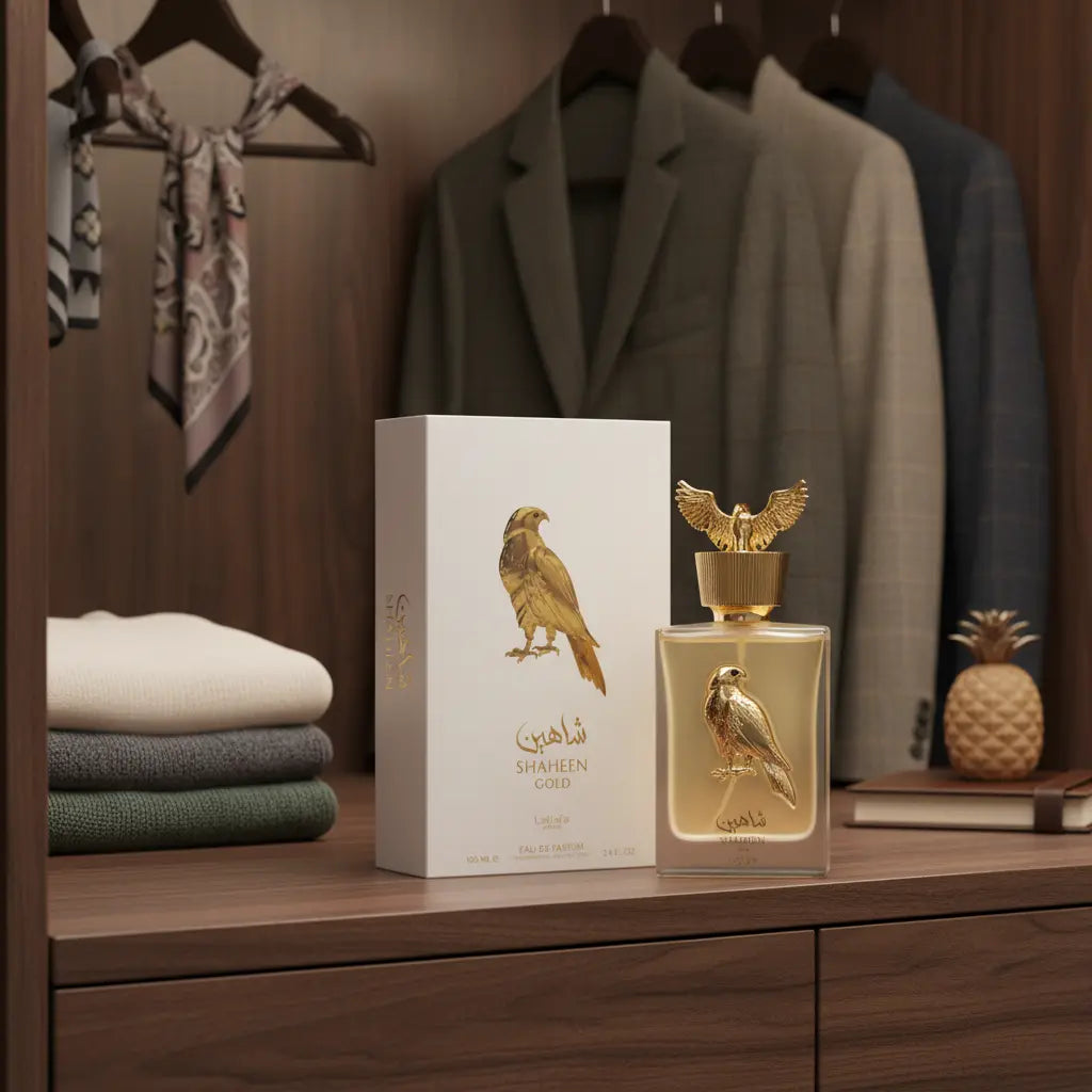 Shaheen Gold Eau de Parfum Unissex - Lattafa - Universo do Perfume